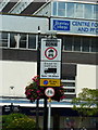 Road sign on Manchester Road, Burnley