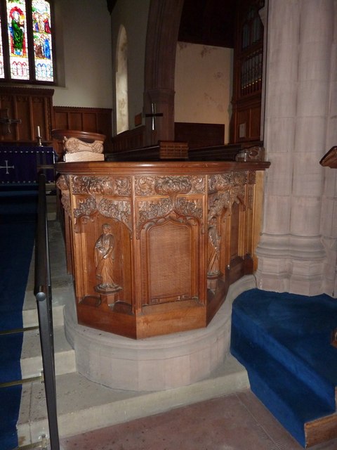 St Cuthberts Church, Seascale, Pulpit