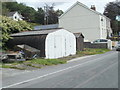 SN8112 : Boat-like corrugated metal building, Tanyrallt, Abercrave by Jaggery