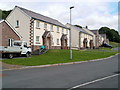 Houses at the NE end of  Maes Y Cribarth, Abercrave