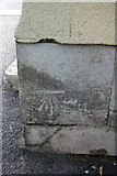 SY3492 : Benchmark on the Post Office, Broad Street by Roger Templeman