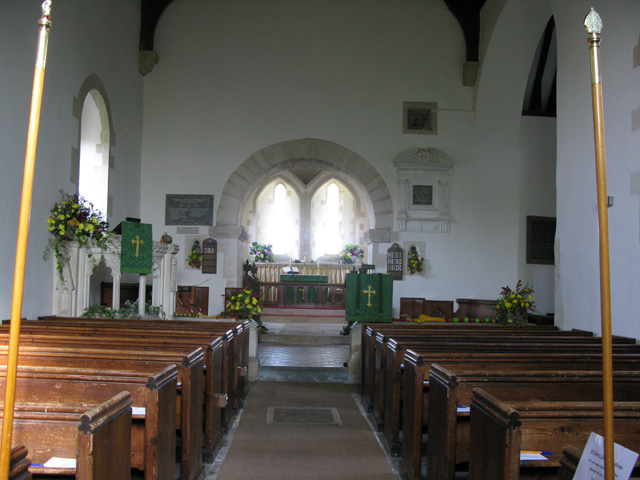 Inside St Peter's church