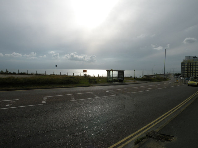 Sun, sea and bus shelter