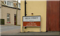 "High Street" sign, Ballyhalbert