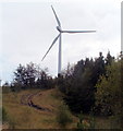 SN8708 : Wind turbine north of Glynneath by Jaggery