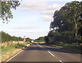 Approaching sharp bend in A422