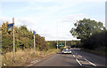 Approaching Whaddon roundabout