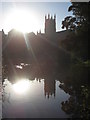 SO8454 : Morning sun and Worcester Cathedral by Philip Halling
