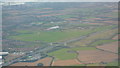 M62 Junction 8 from the Air