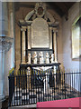 The Saunders Memorial, South Aisle, St Leonard