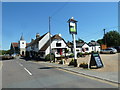 Passing the pub in Newchurch