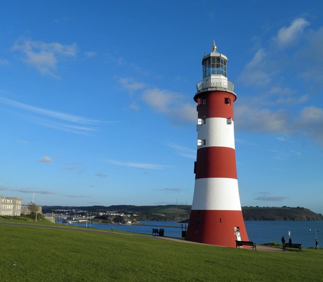 Smeaton's tower bathes in late evening... © Steve Fareham :: Geograph ...