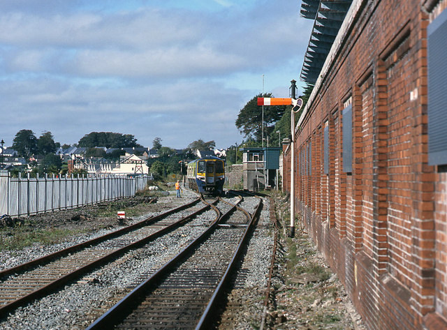Train entering Cobh station - 2