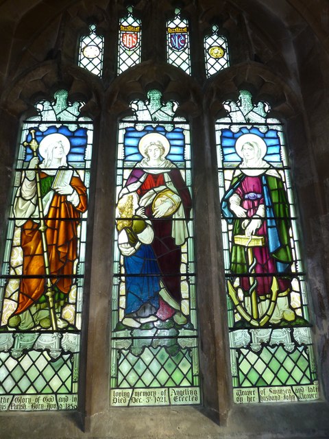 St Mary, West Harptree: stained glass window (b)