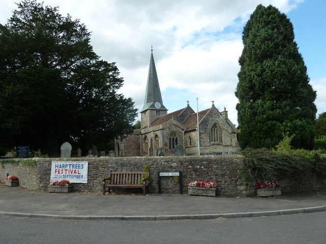 St Mary, West Harptree: as seen from Bristol Road