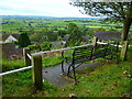 ST7527 : Seat above Cucklington with view by Shazz