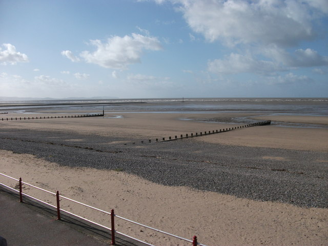 Low tide on Rhyl beach © John Haynes :: Geograph Britain and Ireland