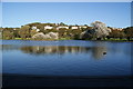 Looking across Marine lake Portishead