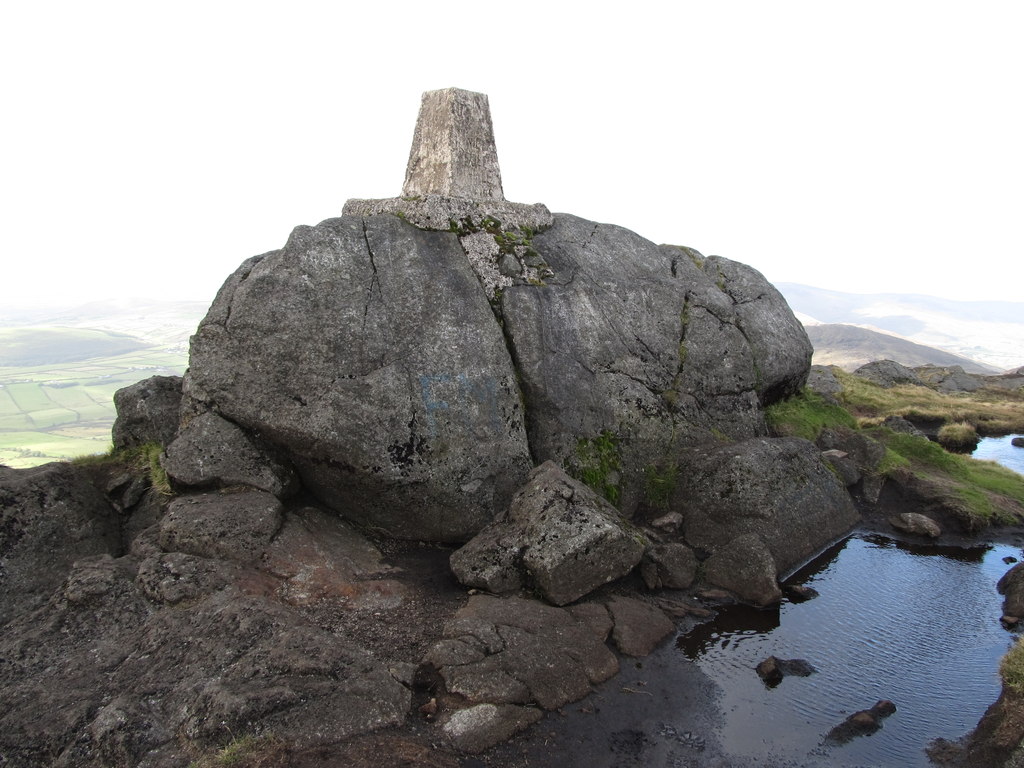 Triangulation Pillar On The Summit Of © Eric Jones Geograph Ireland