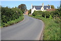 Road passing Pedington Manor Farm