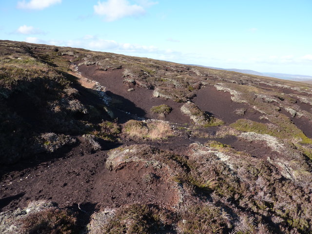 In deep peat hags, on moorland slopes... © Peter Aikman :: Geograph ...