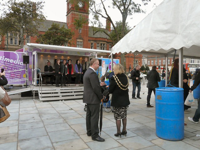 Hyde Civic Square Opening Event