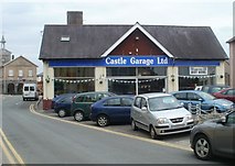 SN7634 : Castle Garage, Llandovery by Jaggery