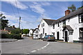 White painted houses in Bettws