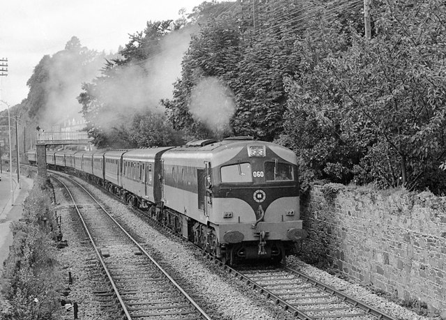 Youghal special leaving Cork