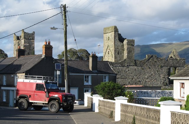 Carlingford Priory from Dundalk Street
