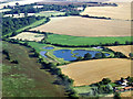 Coldarbour Farm from the air