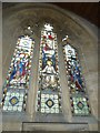 St Nicholas, Winterborne Kingston: stained glass window  (d)