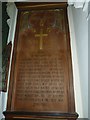 ST9806 : St Mary, St Cuthberga and All Saints, Witchampton- Great War Memorial by Basher Eyre
