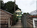 TL8928 : The old signal box at Chappel station by PAUL FARMER