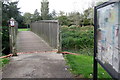 Footbridge in Bourton Park