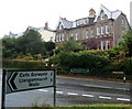 Large houses opposite the Llangammarch Wells junction, Llanwrtyd Wells