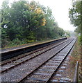 Longer platform 2 at Llanwrtyd railway station