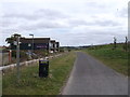 Footpath/cyclepath on the roman road