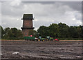 A working farm by the windmill