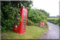 Telephone and postbox, Ford