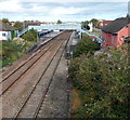 Two footbridges, Bridgwater railway station