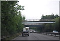 Footbridge and railbridge, A132
