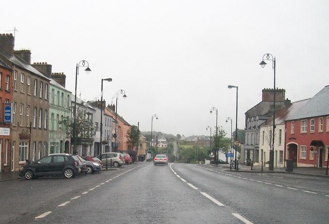 The lower end of Moore Street, Aughnacloy