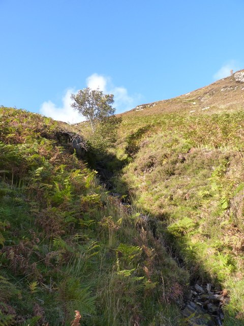 A nameless gully above Glen Lyon