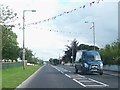 The A35 at the southern outskirts of Kesh