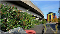J3474 : Disused car park, Belfast (3) by Albert Bridge