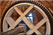 TF4576 : Alford Windmill - brake wheel by Ashley Dace