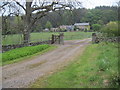 Gate  and  drive  to  Roehead