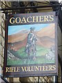 Sign for The Rifle Volunteers, Union Street / Wyatt Street, ME14