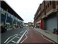 Looking west along South Street